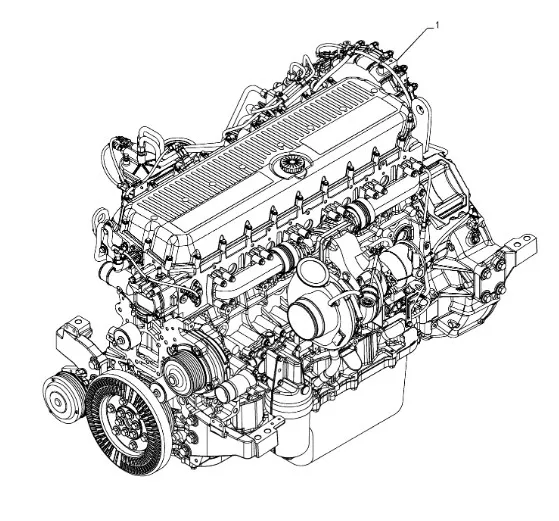 504377057 - ДВС в сборе Cursor13 T9040/St.435